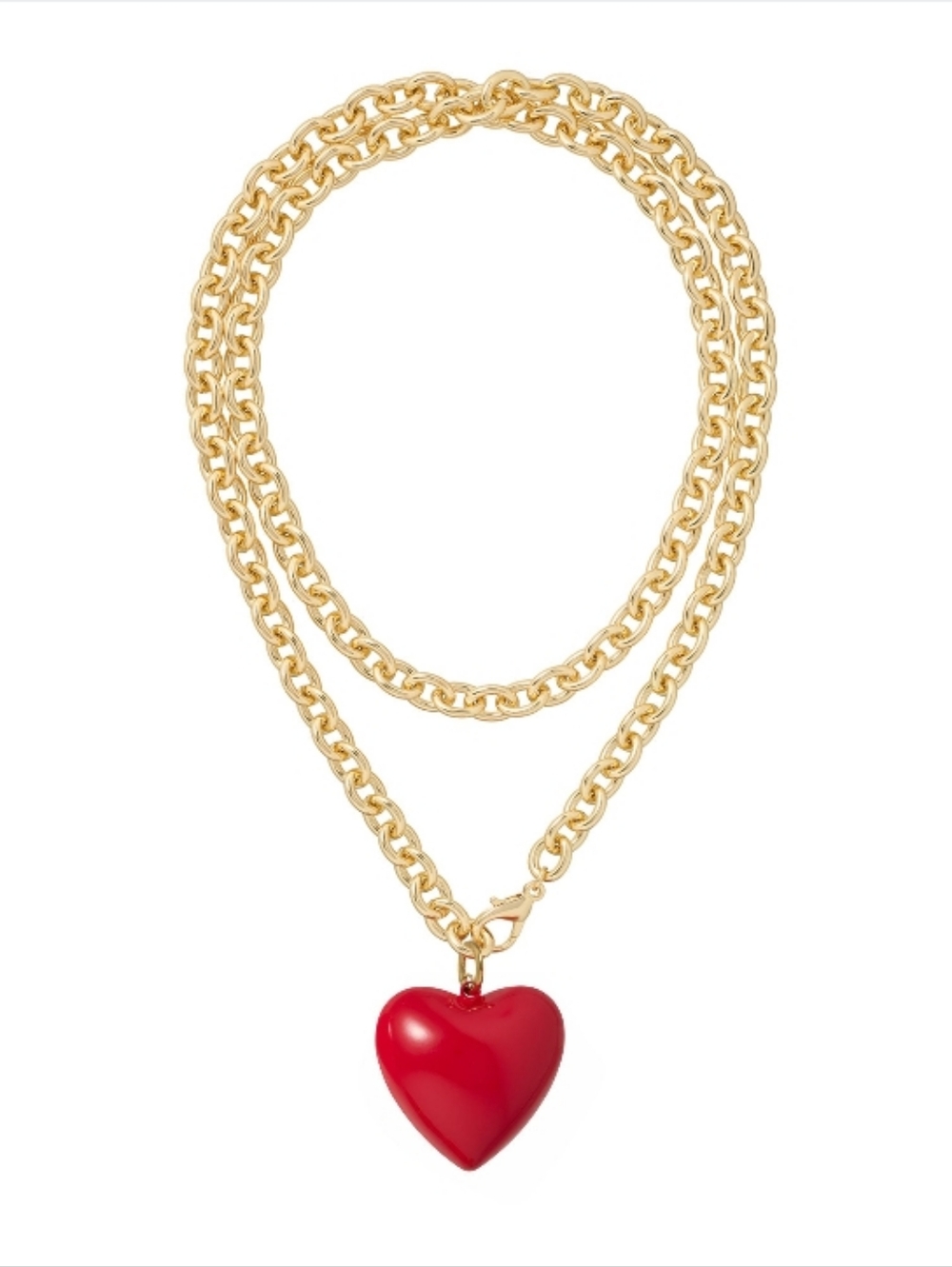 Roxanne Assoulin The Big Puffy Heart Charm Necklace